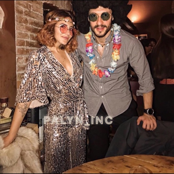 ❤️NWT ZARA SILVER SEQUIN WRAP BLOUSE TOP - Picture 5 of 8